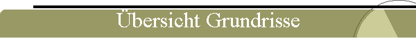 Übersicht Grundrisse